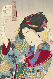 1888(明治21)年　月岡芳年　風俗三十二相　にくらしそう