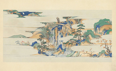 1899(明治32)年　国華　狩野元信筆　清凉寺縁起絵巻