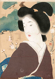 1914(大正3)年　鏑木清方　春粧