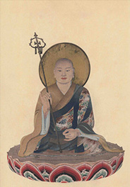 1940(昭和15)年　国華　快慶作　木造僧形八幡神像