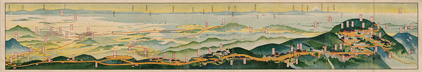 朝熊岳名所図絵　大正８（１９１９）年