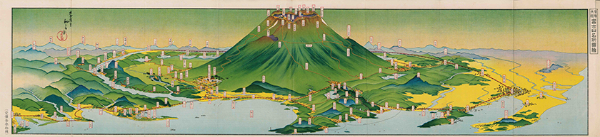 官幣大社富士山名所図絵「官幣大社富士山名所図絵」　大正１１（１９２２）年
