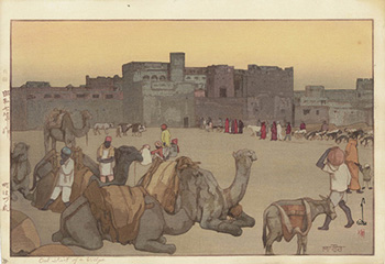 Yoshida Hiroshi 街はずれ 1932